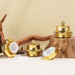 Plastic Acrylic Cream Jar Supplier - OEM Wholesale 30-50ml Gold