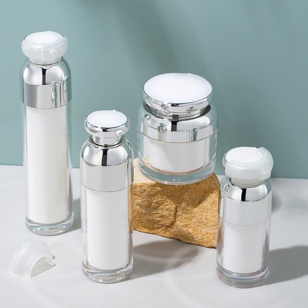 Acrylic Bottle Factory - OEM Luxury 20-100ml Cosmetic Screen