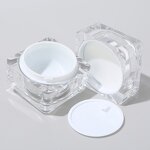 Silver Cosmetic Jar Supplier - OEM 15-100ml Acrylic Bottle Set