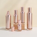 Rose Gold Cosmetic Set Supplier - OEM 15-120ml Acrylic Bottle