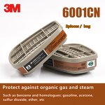 Dust Mask Filter Cartridge Factory - 3M 6001cn Half Mask Medium Pollution Gas