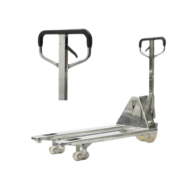 Stainless Steel Pallet Truck Manufacturer - 1M Sliver New for Warehouse Rack