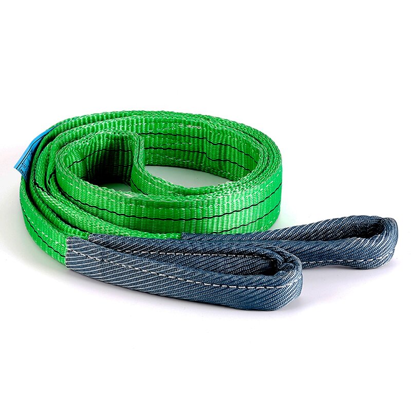 Polyester Lifting Chain Manufacturer - ASAKA 2Ton CE Certificate Green Webbing Sling