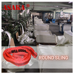 Industrial Round Sling Manufacturer - CE Certificated 5Ton 3Meter Red Safety
