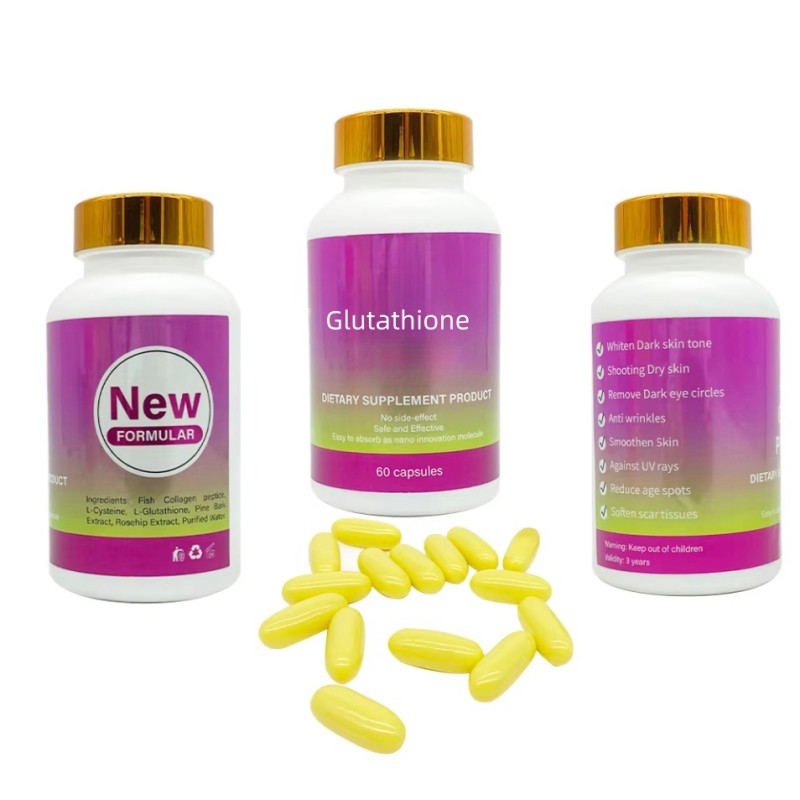 Glutathione Capsules Factory - OEM Skin Whitening Supplement