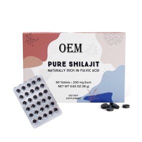 Shilajit Tablets Factory - OEM Natural Pure Supplement