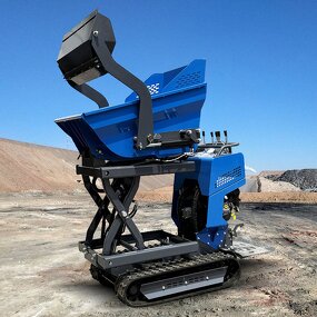 Hydraulic Dumping Mini Dumper Supplier - OEM 90° Left/right Site