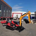 Excavating Rotary Cultivator Supplier - OEM Tracked Skid Steer with Mulcher