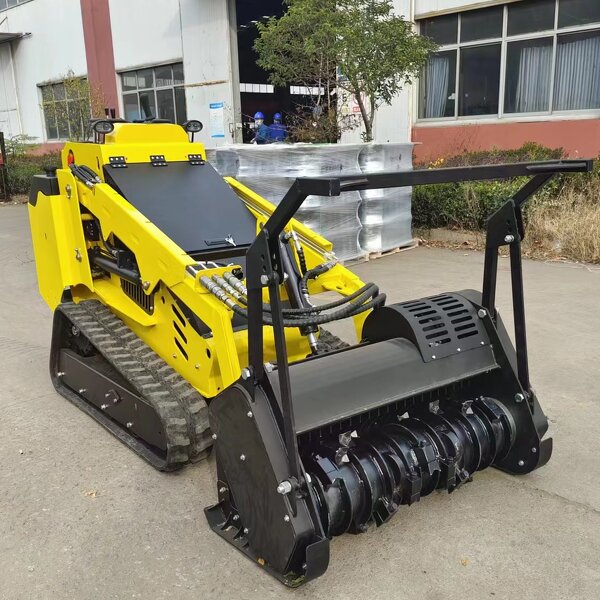 Walk Behind Skid Steer Factory - OEM Mini Tracked diesel Mulcher