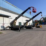 Diesel Spider Crane Manufacturer - OEM Construction 8-10 Ton with Basket