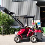 Telescopic Loader Factory - OEM Hydrostatic 4WD 850KG 1-ton