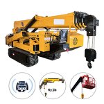 Diesel Spider Crane Manufacturer - OEM Construction 8-10 Ton with Basket