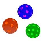 Pickleballs Manufacturer - 74mm 40 Holes Outdoor Elastic Ball