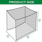 Golf Practice Net Manufacturer - 10x10x10ft Batting Cage