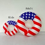 Inflatable USA Flag Pool Ring Manufacturer - Patriotic Swimming Float