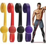 TPE Exercise Bands Set Manufacturer - 5 Pcs Yoga Booty Resistance Loop