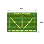 Soccer Dribble Training Mat Manufacturer - 60x90cm Foldable Non-slip