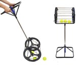 Tennis Ball Hopper Picker Manufacturer - Portable Cart with Wheels