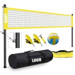 Custom Logo Beach Volleyball Net Set Manufacturer