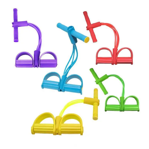 Foot Pedal Resistance Bands Manufacturer - 6 Tubes Pull Rope Exerciser