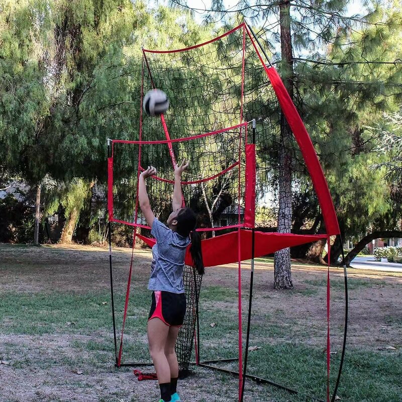 Volleyball Training Net Station Manufacturer - 11x8 FT Frame Bow Style