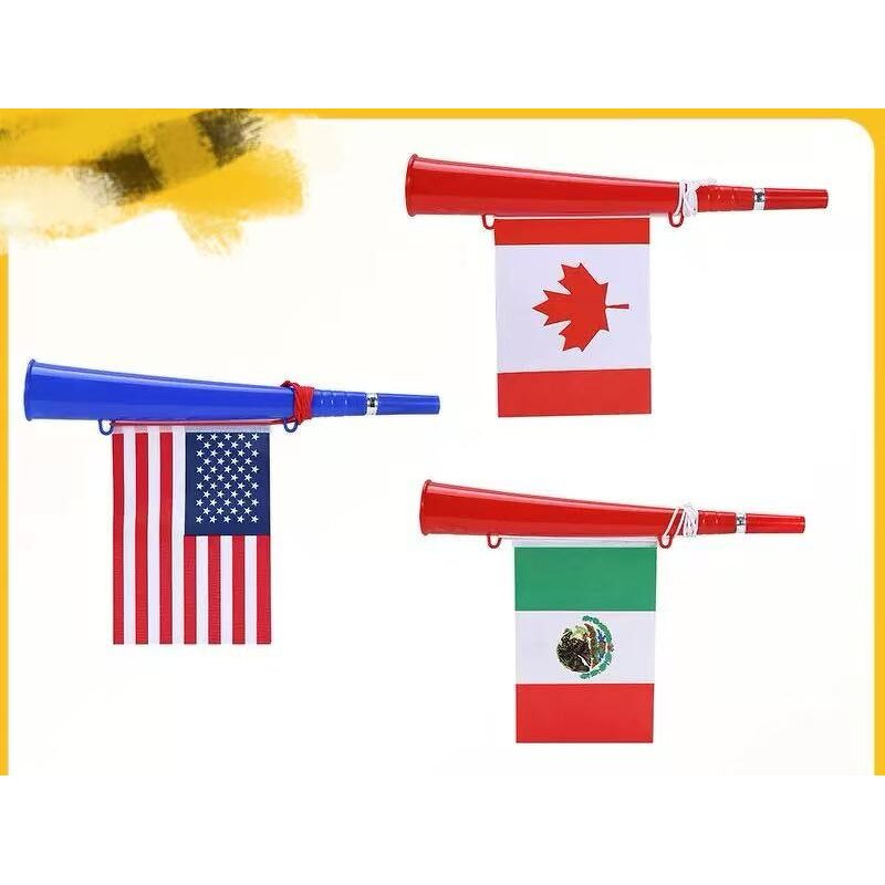 Stadium Horn with Flag Manufacturer - Football Game Cheering Horn