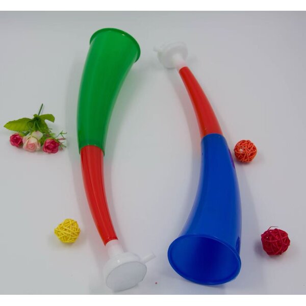Customized Football Trumpet Manufacturer - 3-section Plastic Cheering Horn
