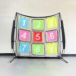 Portable Pitcher Training Net Manufacturer - 9 Holes Accuracy Net