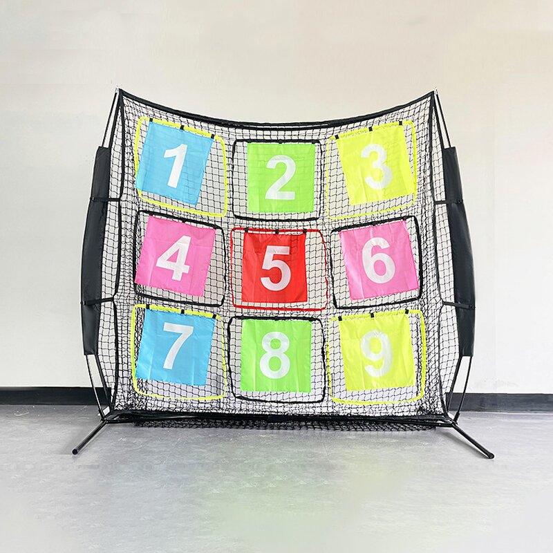 Portable Pitcher Training Net Manufacturer - 9 Holes Accuracy Net