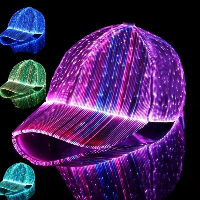 LED Luminous Cap Manufacturer - OEM New Bar Concert Neon Party