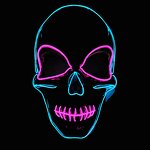 Wireless Glowing Mask Manufacturer - OEM Scary LED Luminous Purge
