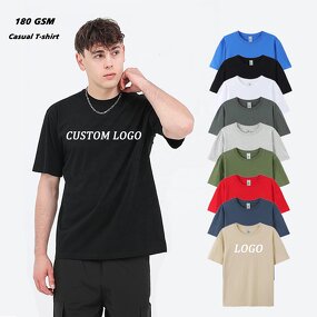 Eco-Friendly T Shirts Manufacturer - OEM Custom High Quality 180 Gsm