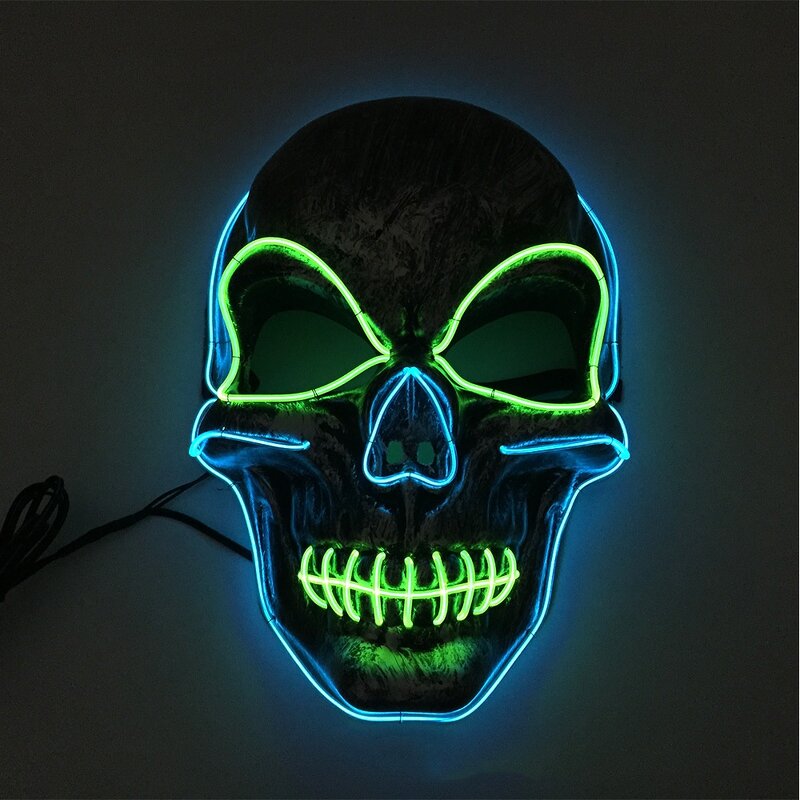 Wireless Glowing Mask Manufacturer - OEM Scary LED Luminous Purge