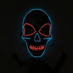 Wireless Glowing Mask Manufacturer - OEM Scary LED Luminous Purge