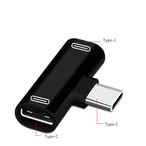 USB-C Adapter Supplier - OEM Mini Dual Audio Charging Splitter