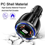 Car USB Charger Factory - OEM Fast Charging 55W 3USB PD QC 3.0