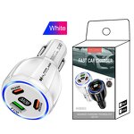 Car USB Charger Factory - OEM Fast Charging 55W 3USB PD QC 3.0