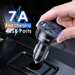 USB Car Charger Supplier - OEM 2022 New 7A QC3.0 4 Port Fast