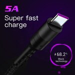 USB Type C Cable Factory - OEM Wholesale 5A Fast Tinned Copper