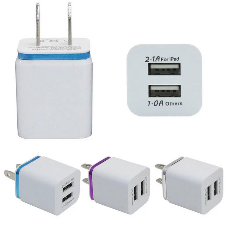 Wall Charger Factory - OEM Universal US Plug 10W Dual Ports AC