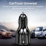 Car Charger Factory - OEM 75W Fast Charging Qc3.0 Five Ports PD