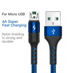 Micro USB Cable Supplier - OEM Hot Quality 4A Nylon Braided Fast