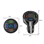 Digital Display Car Charger Factory - OEM Multi-purpose 66w QC3.0