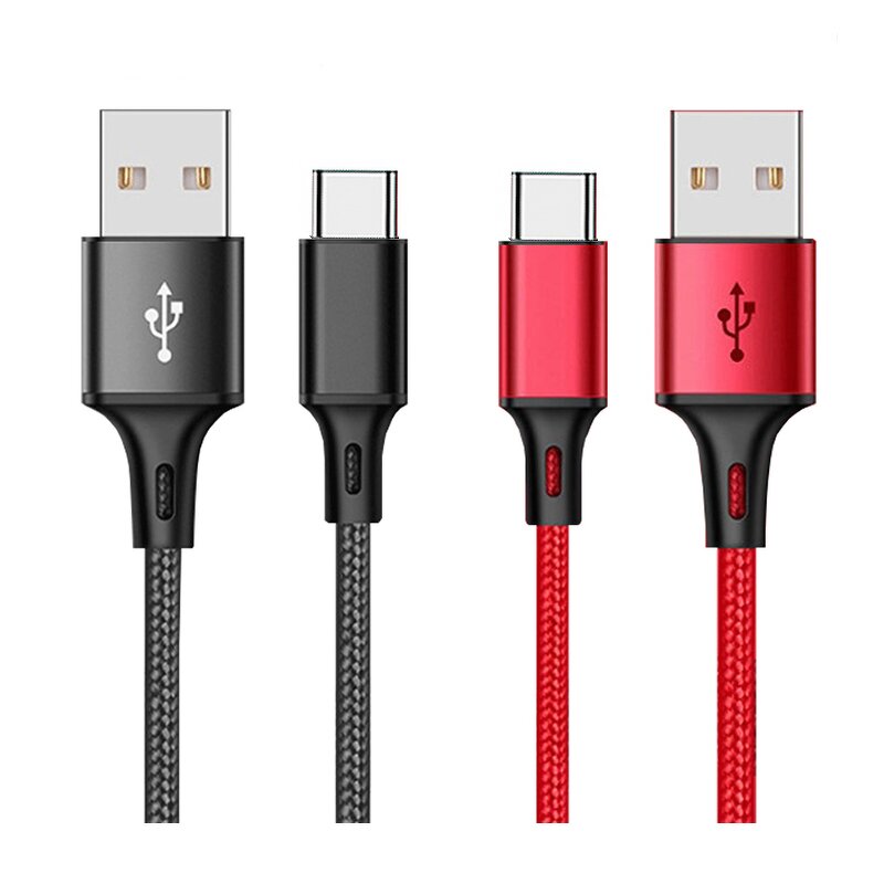 Mobile Phone Cable Supplier - OEM 2.4A Fast Charging Nylon Braided