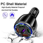 Car Charger Factory - OEM 75W Fast Charging Qc3.0 Five Ports PD