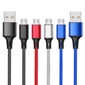Micro USB Cable Factory - OEM OEM ODM V8 2.8A Nylon Braided 1.5M