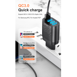 Power Adapter Supplier - OEM Full Compatible 18w QC 3.0 Fast