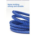 USB Cable Manufacturer - OEM 5A Fast 3 in 1 Nylon Braided