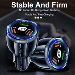 USB PD Car Charger Supplier - OEM Wholesale 90W PD 30W Durable