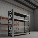Medium-Sized Metal Shelves Factory - OEM 200kg E-Commerce Warehouse